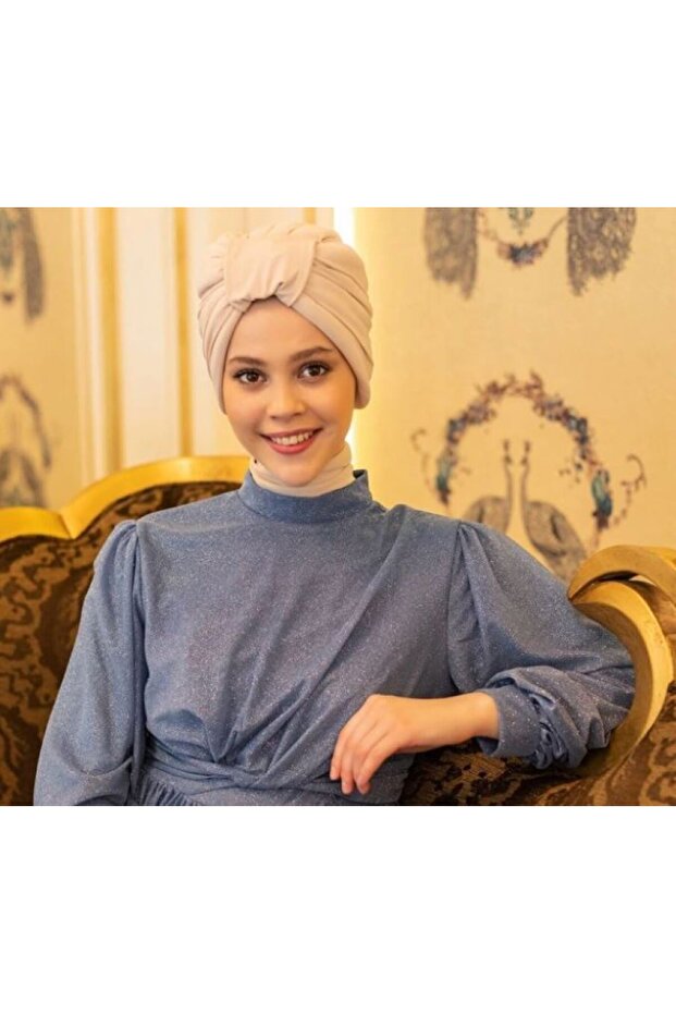 بونيه رملي بيج - تصميم حشو برباط - 1