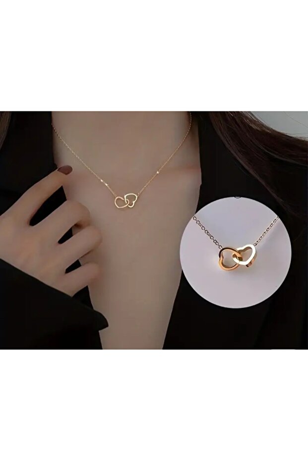 Paslanmaz Çelik Kalp Kolye - 1