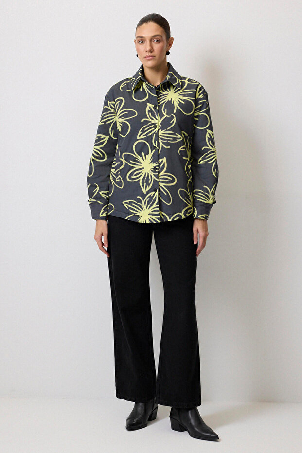 سترة مبطنة منقوشة - 2