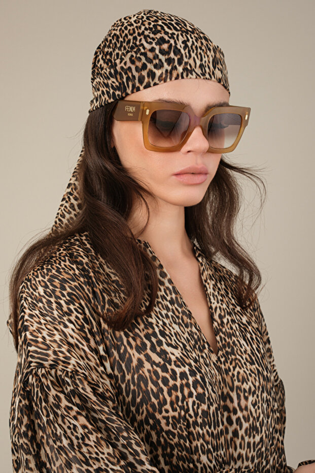 ST.TROPEZ Leopar Elbise