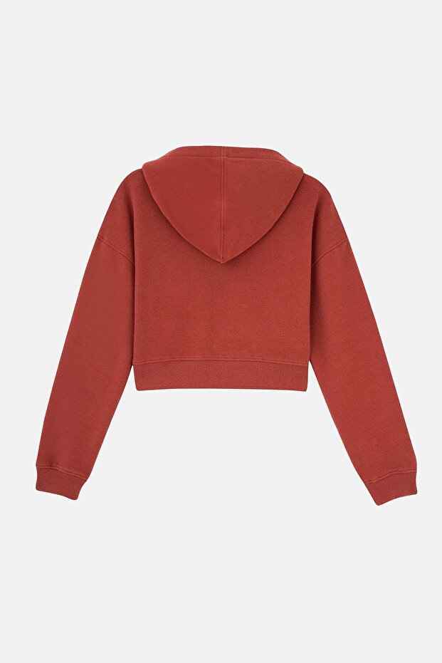Koala SuperSoft Crop Hoodie - Kiremit - 5