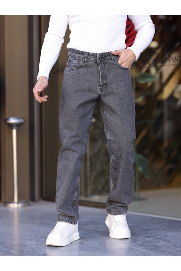 Men's Baggy Fit Casual Jean Denim Jeans