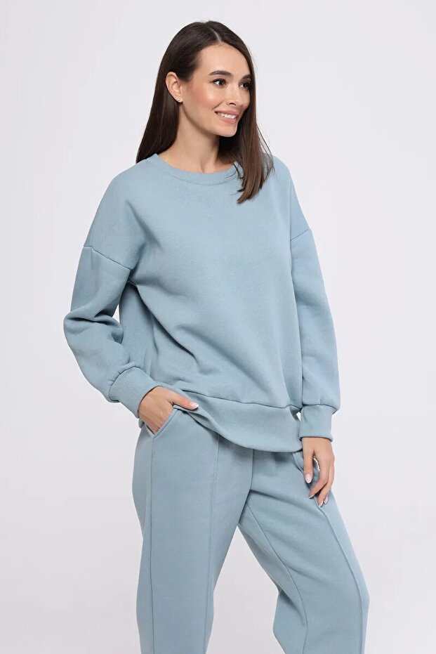 Copy - Crew Neck 3 Yarn Hoodie Suit