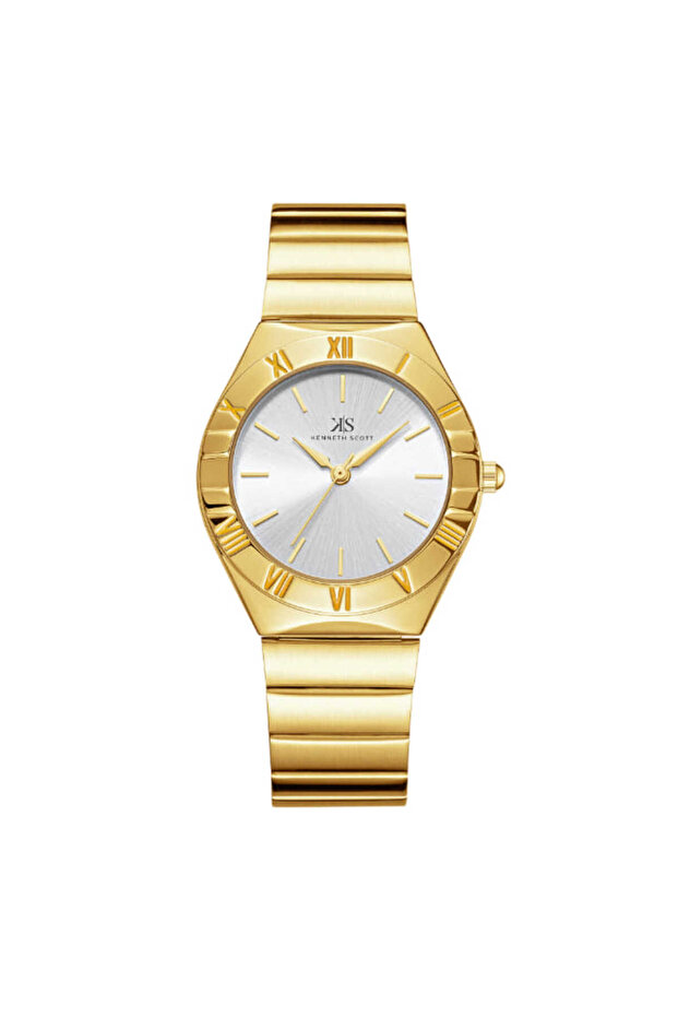 Women's Analog White Dial Watch - K24506-GBGW