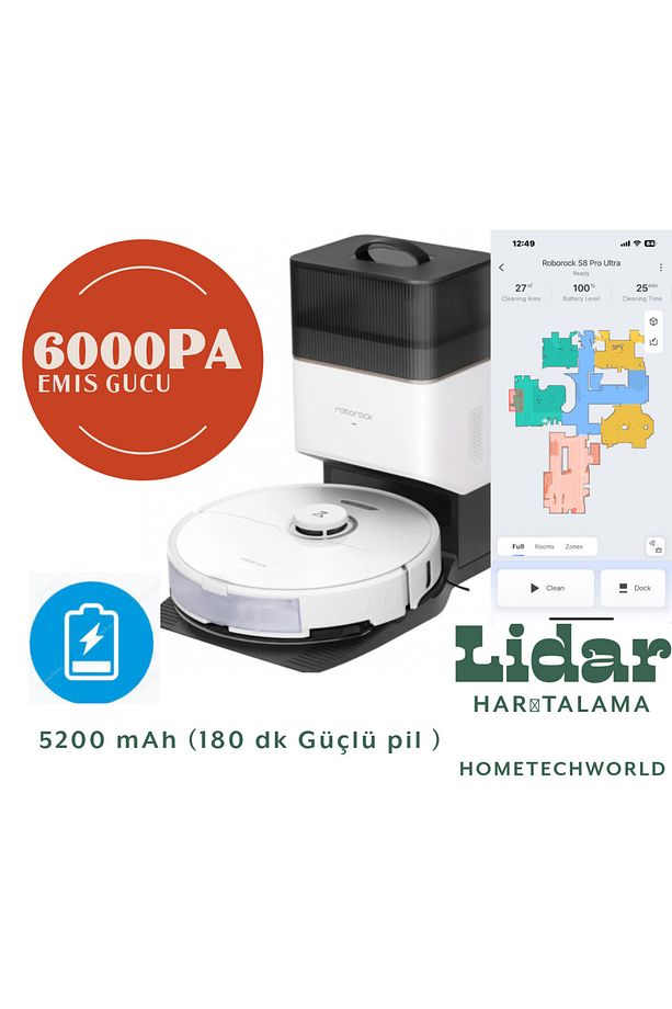 Çöp Istasyonlu Robot Süpürge - 1