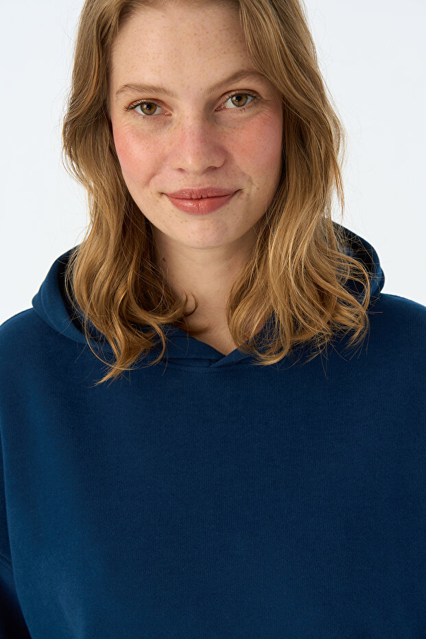 Basic SuperSoft Hoodie - Lacivert - 2