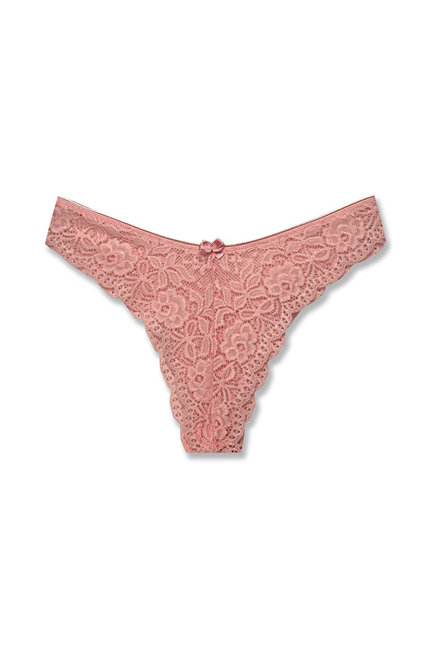 5'li Dantelli Slip Külot - 6