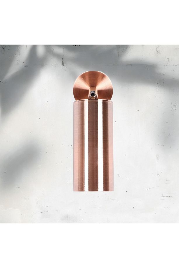 Mafsallı Modern Aplik Rose Gold Bakır Eskitme Duvar Aplik Dış Mekan Aplik 18cm - 5