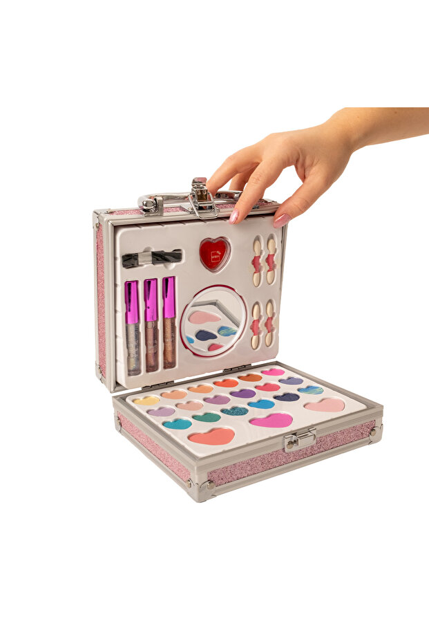 مجموعة مكياج لامعة قابلة للقفل - 1