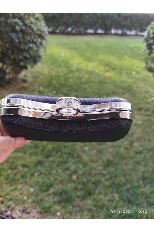 حقيبة فستان سهرة موديل جديد باللون الأسود - 4