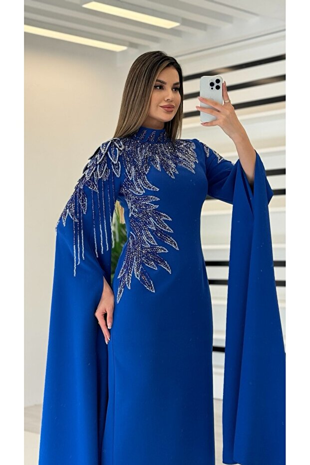 فستان بتصميم خاص وحرفة يدوية - 2958