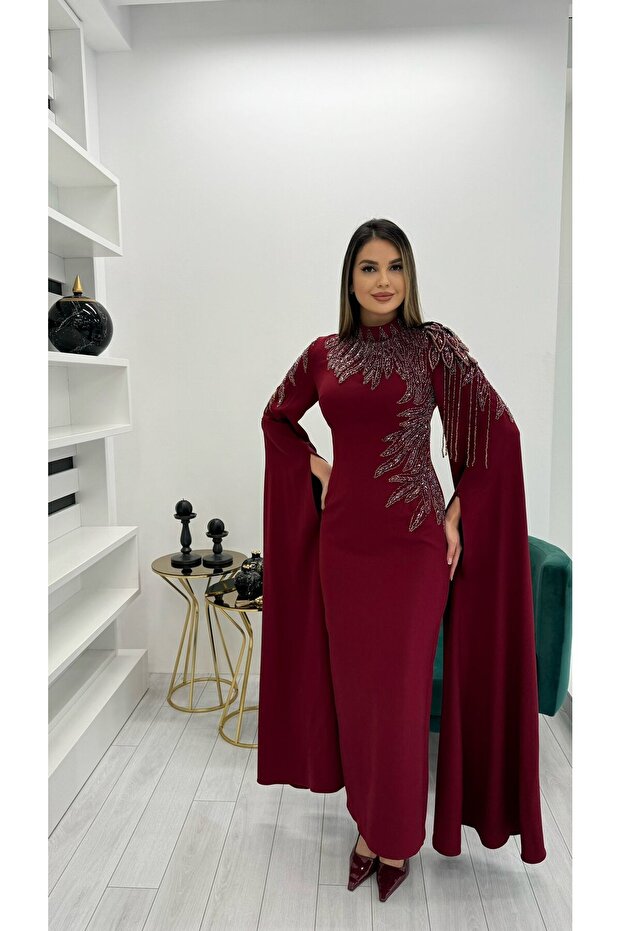 فستان بتصميم خاص وحرفة يدوية - 2958