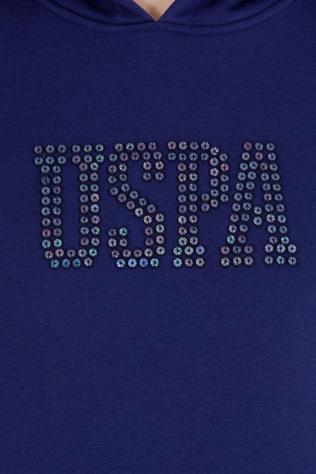 Kadın Mavi Basic Sweatshirt - 6