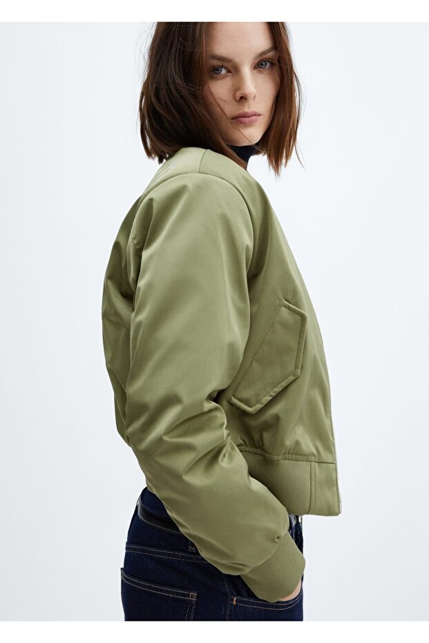 Oversize bomber ceket - 5