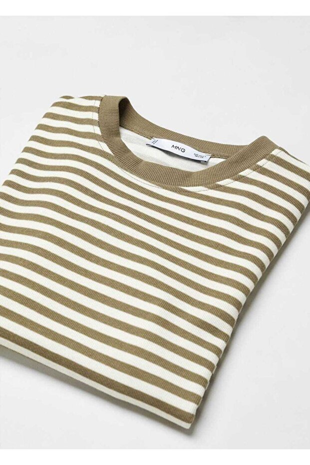 Ριγέ μακρυμάνικο μπλουζάκι - 6