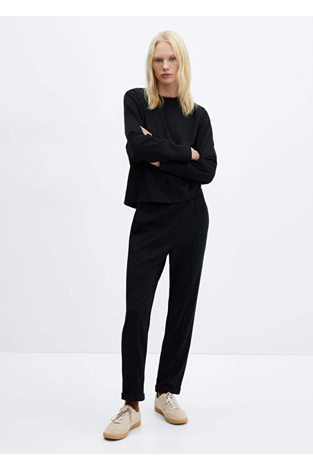 Dikişli jogger pantolon - 2