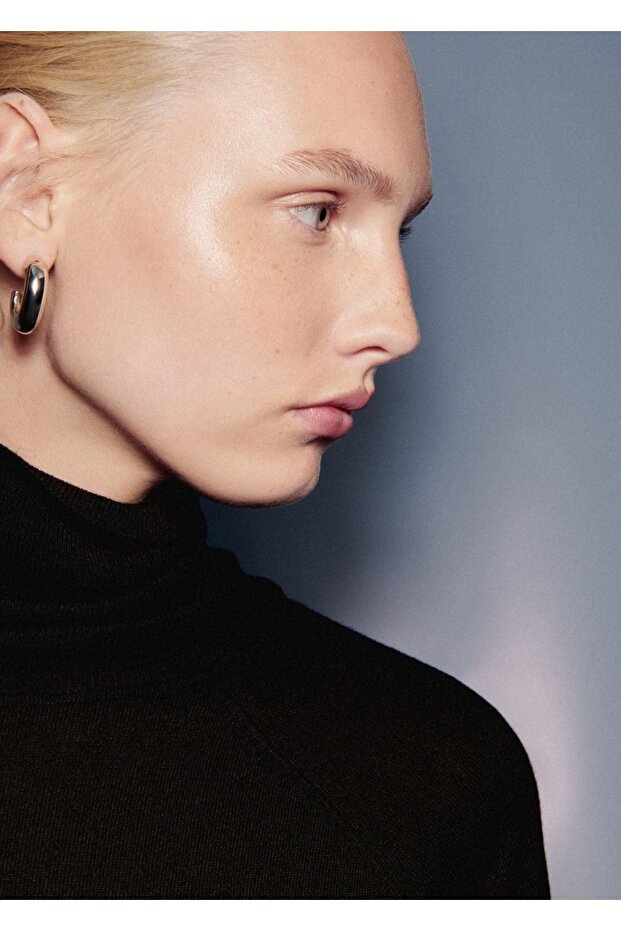 İnce triko boğazlı kazak - 7