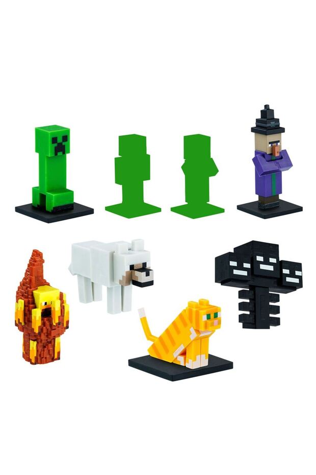 Minecraft 3D Figür Toppeez 8'li Delüks Set MC2070 Model 3 - 1