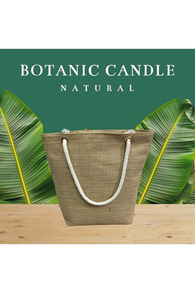 حقيبة الشاطئ من قماش الجوت - 6