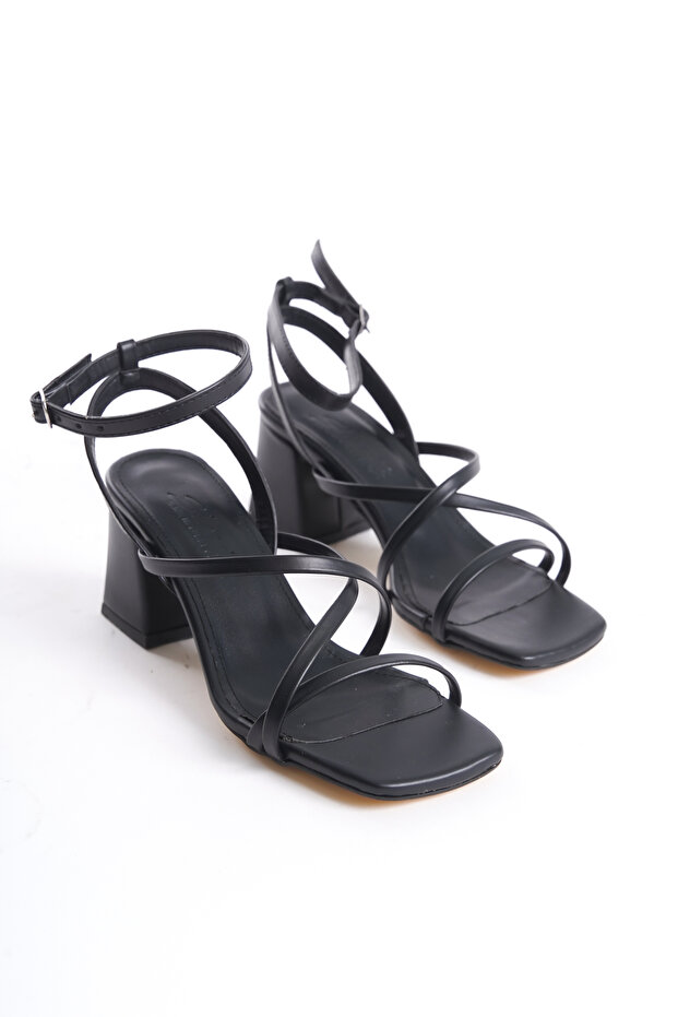 Women's Ankle Strap Heeled Sandals
