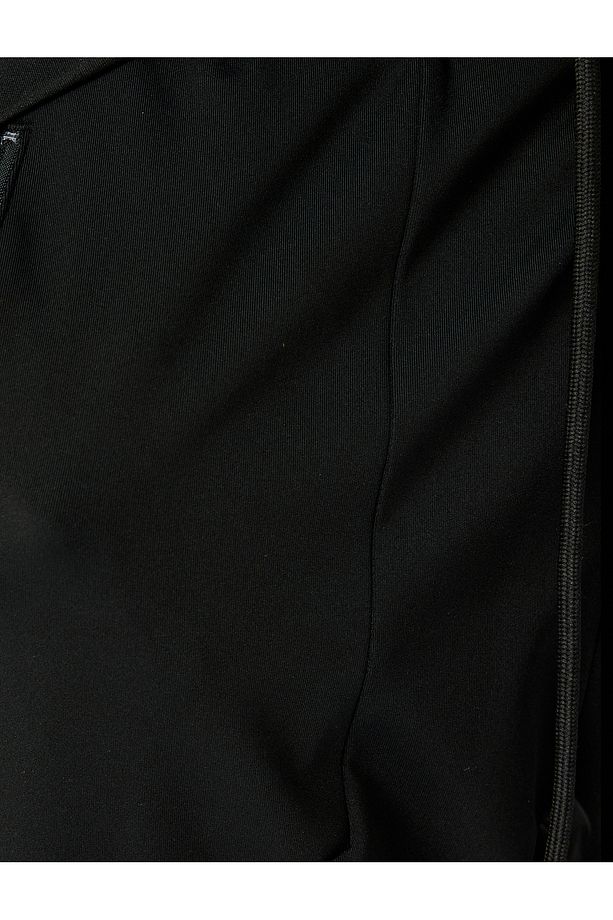 Beli Bağcıklı Lastikli Paça Jogger Spor Eşofman Altı - 6