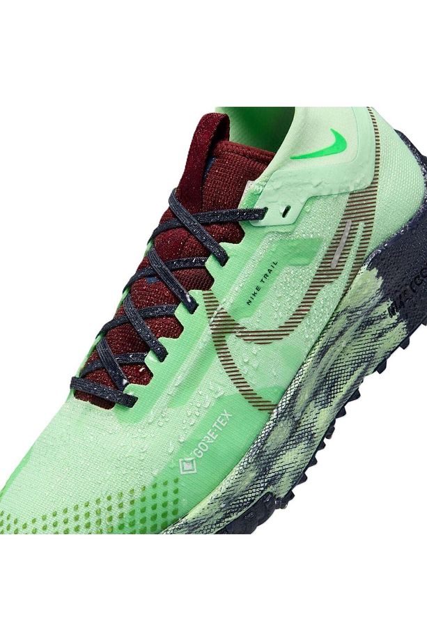 React Pegasus Trail 4 Goretex Su Geçirmez Reflektörlü Yürüyüş Koşu Ayakkabısı Yeşil-lacivert - 7