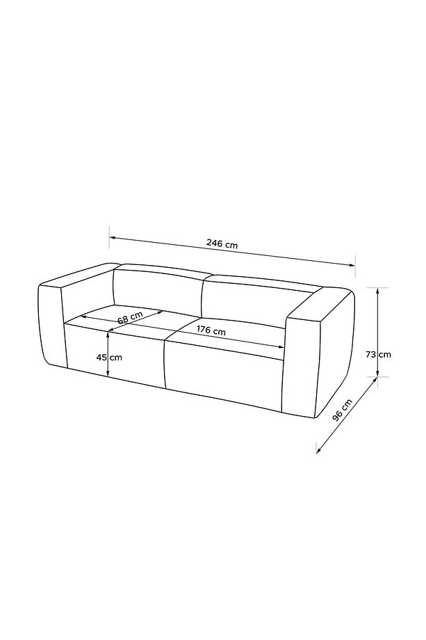 MELODİ KOLTUK FİTİLLİ KADİFE - 2