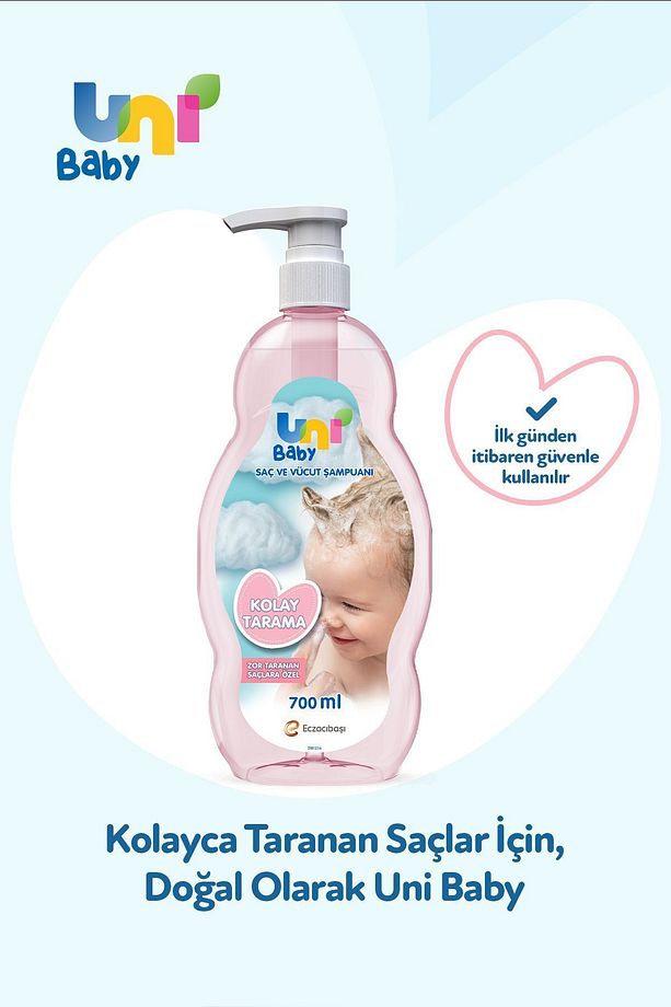 Kolay Tarama Saç Ve Vücut Şampuanı 3'lü Set 2100 ml - 3