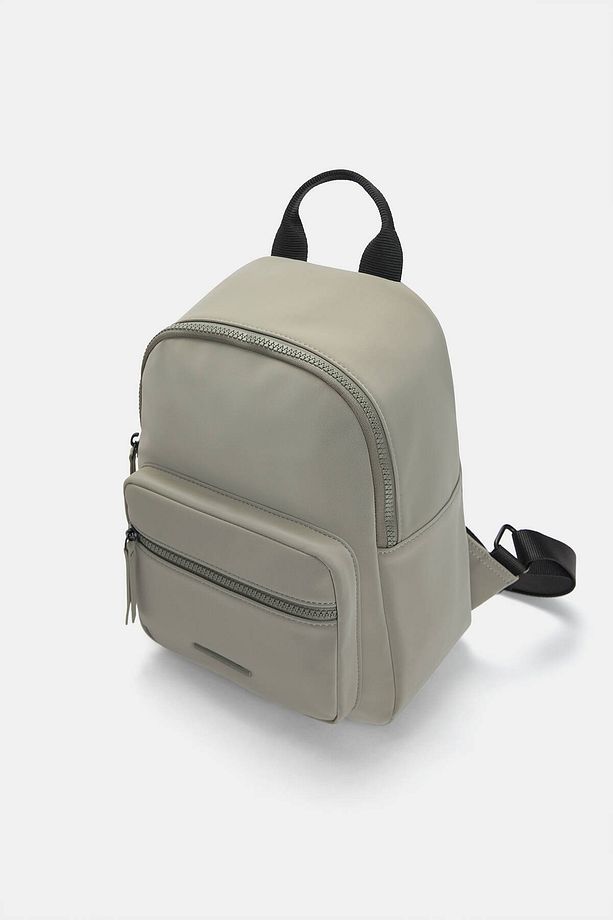 Kauçuk kaplamalı mini sırt çantası - 2