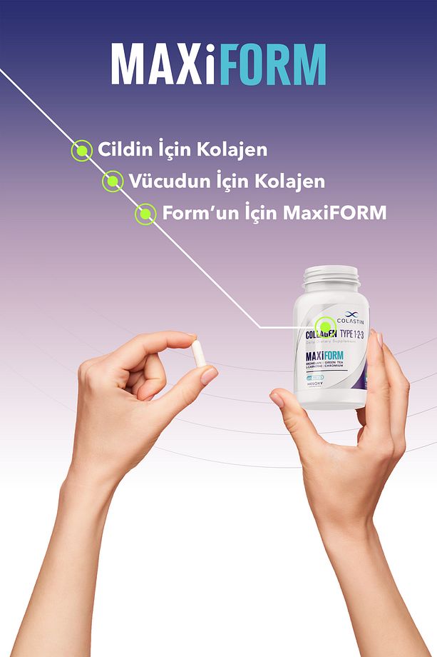 Maxiform Kolajen Tip 1 · 2 · 3 Güzellik Ve Form Bir Arada | 3 Al 2 Öde | 180 Tablet - 4