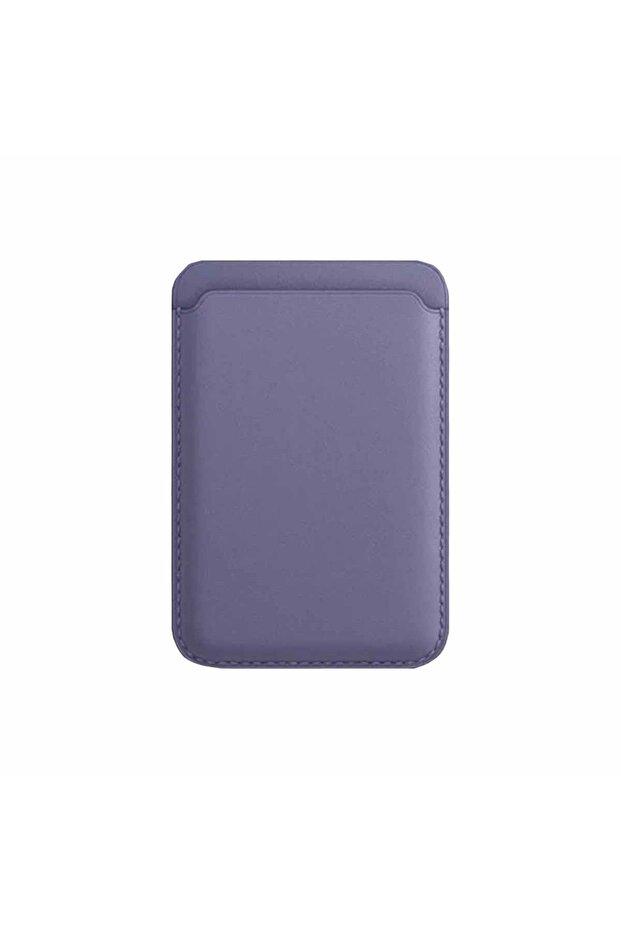 MAGSAFE DERİ CÜZDAN LİLA