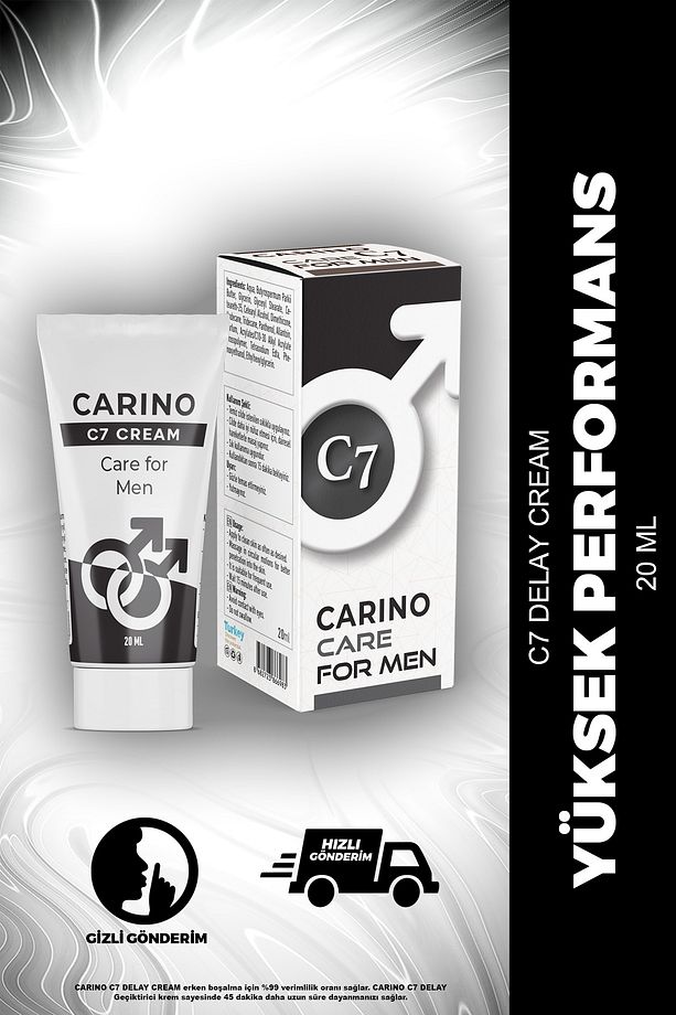 C7 Uzun Süren Deneyim Erkek Kremi 20ml - Etkili Formül - Long Time - Yüksek - 8