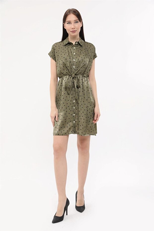 Puantiyeli Elbise - 1