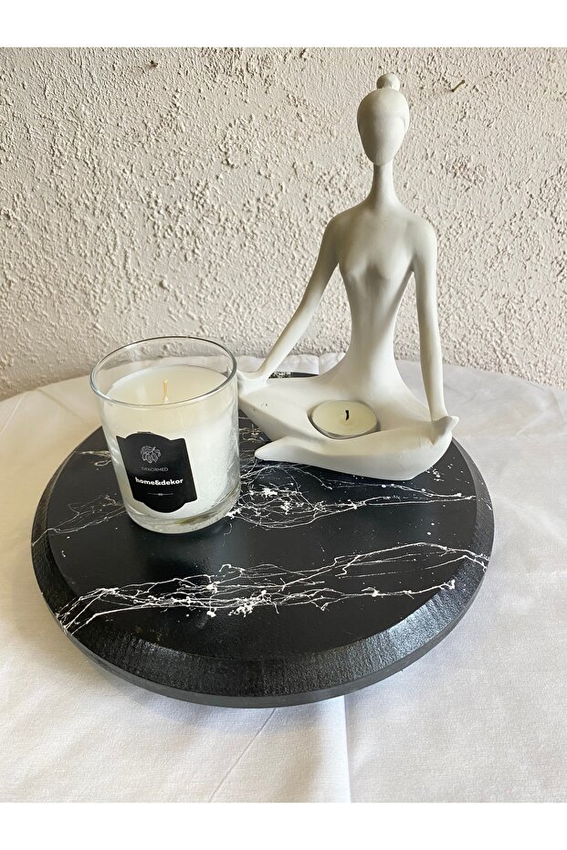 حامل/منظم بنمط رخامي مزخرف - 6