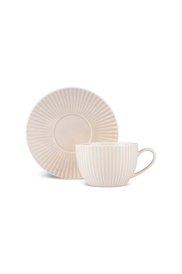 Seashell 2 Kişilik Çay Fincanı 200 Ml Bej - 4