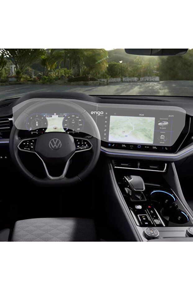 واقي شاشة VW Touareg Matte لعرض الرقمية والوسائط المتعددة