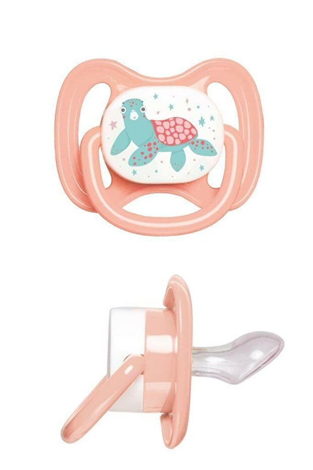 0-6 Months Pink Patterned Pacifier - 1