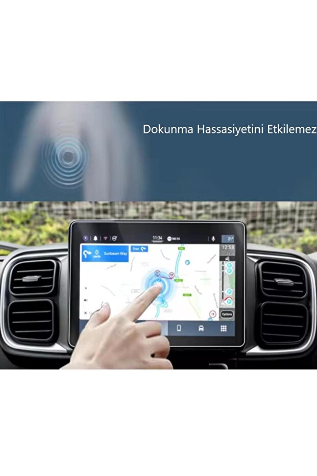 فيات دوكاتو فان 10 بوصة واقي شاشة ملاحة الوسائط المتعددة - 4