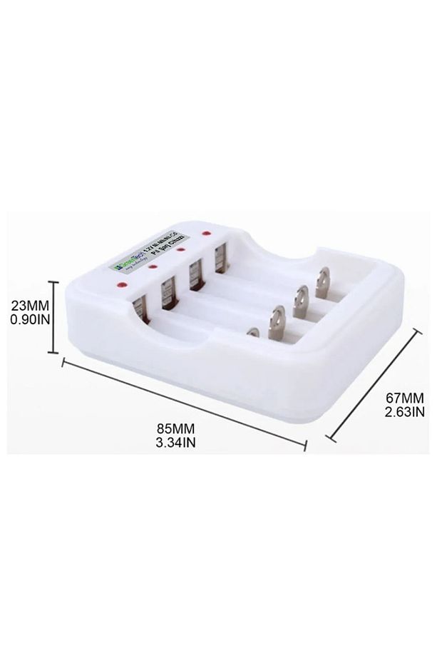 Pil Şarj Cihazı (DÖRT YUVALI) - 1.2v Ni-mh / Ni-cd Aa / Aaa / Gt-bc04 - 5
