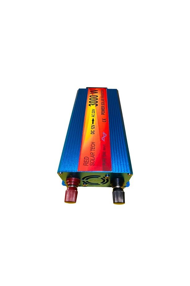 Güçlendirilmiş Taşınabilir Kamp/Karavan Uyumlu 12 Volt 3000 Watt Tam Sinüs Inverter 12-220 Çevirici - 3