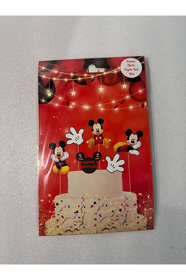 طقم كيك منقوش ميكي ماوس - زخرفة - 2