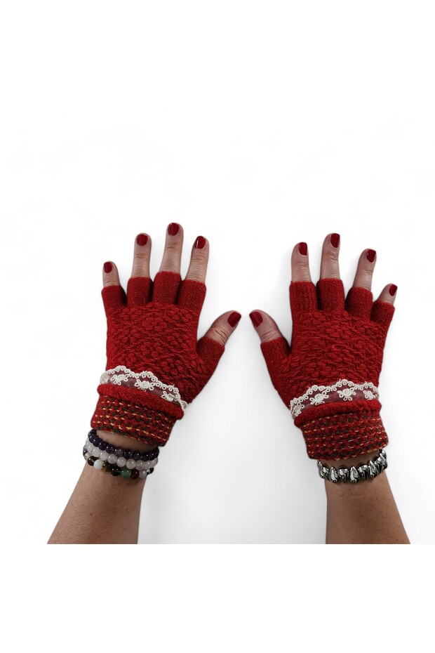 قفازات دانتيل حمراء - الوقت - 2