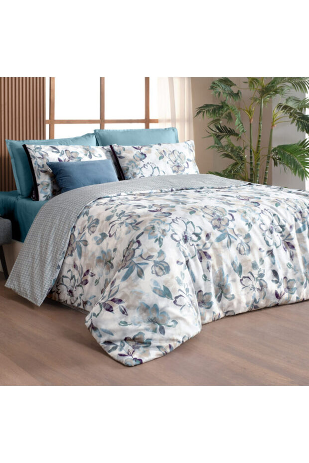 Uliana Double 100% Cotton Satin "300 Tc" Duvet Cover Set