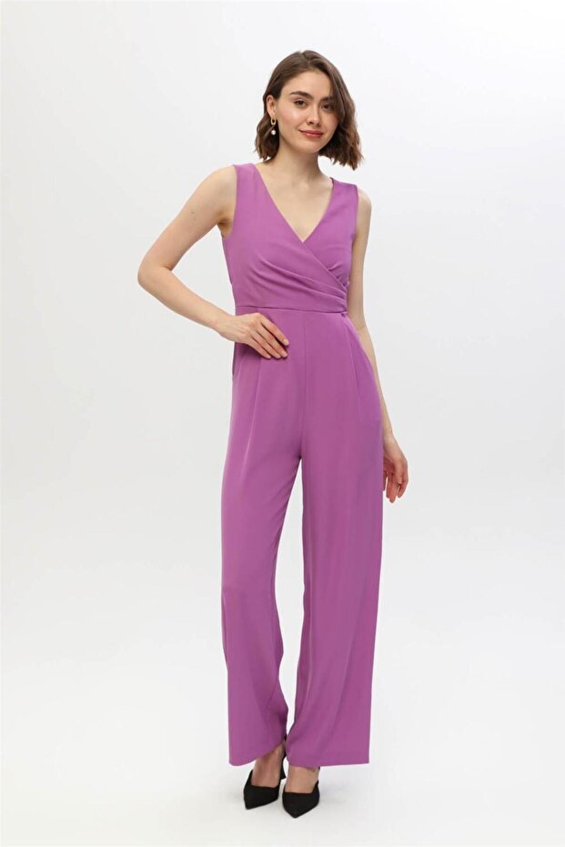 Dökümlü Anvelop Yaka Tulum - 3