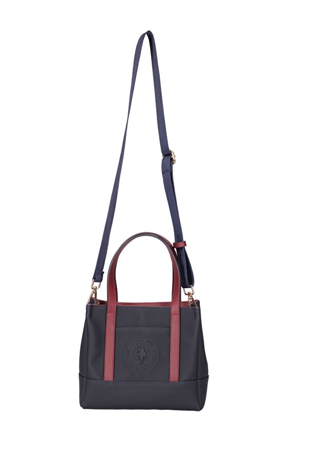 Women's Messenger Bag Navy Blue-Claret Red Us24731