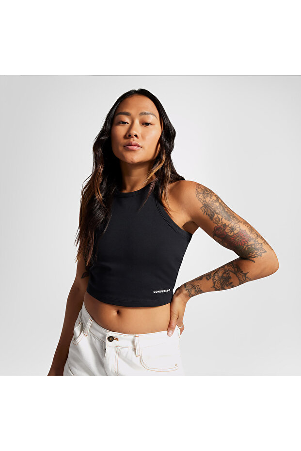 Slim Fit Kadın Siyah Top - 1