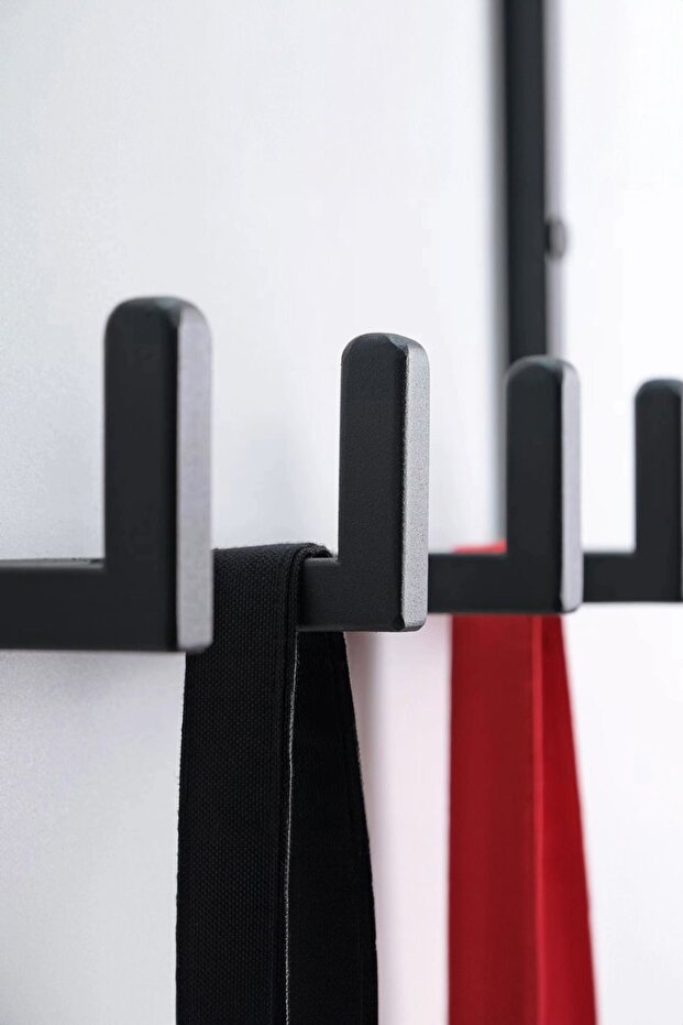 Dekoratif Demir Duvar Askısı - Metal Askılık - Elbise Askısı - 2