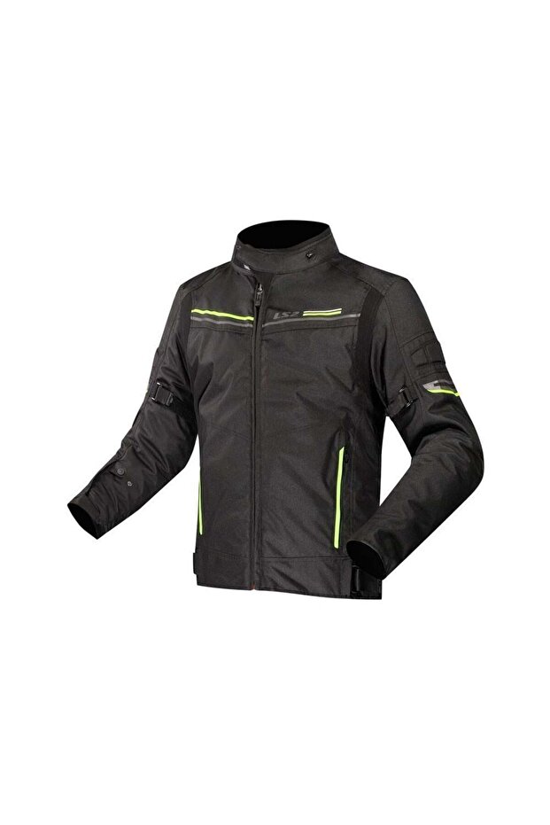 SHADOW BLACK NEON YELLOW Biker Jacket
