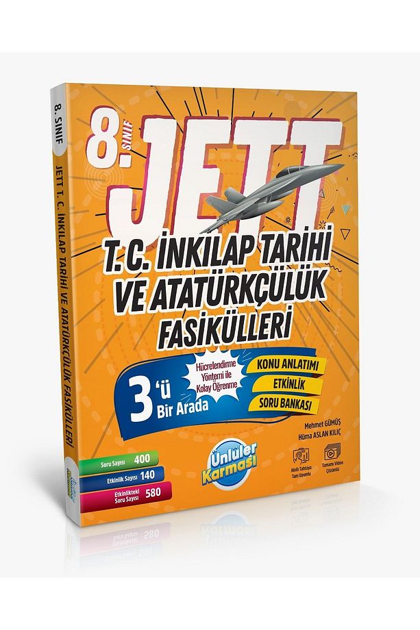 8. SINIF LGS JETT T.C. İNKILAP TARİHİ VE ATATÜRKÇÜLÜK FASİKÜLLERİ - 8