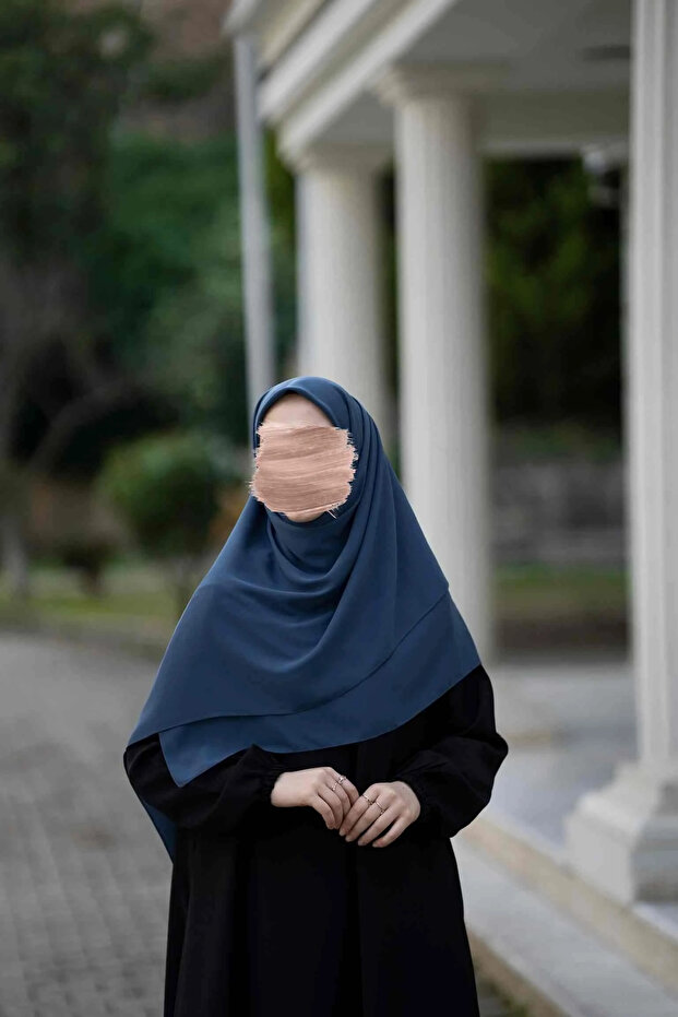 Medina Silk Scarf – Indigo - Indigo